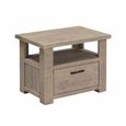 Reclaimed Pine 1 Drawer Small Lamp Table thumbnail 4