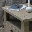 Reclaimed Pine 1 Drawer Small Lamp Table thumbnail 5