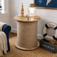 Mango Wood 49cm Round Side Table thumbnail