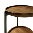 Evansville Mango Wood Round End Table thumbnail 3