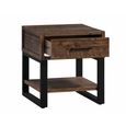 Reclaimed Pine 1 Drawer Lamp Table thumbnail 2