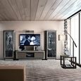 Elite Italian Square Side Table - Silver Birch