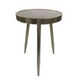 Adelina Sleek Distressed Side Table thumbnail 2