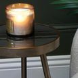 Sierra Sleek Distressed Round Side Table thumbnail 2
