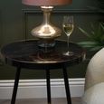 Venus Black Round Side Table thumbnail 2