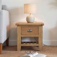 Hopewood Oak 1 Drawer Square Lamp Table thumbnail