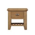 Hopewood Oak 1 Drawer Square Lamp Table thumbnail 3