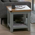 Melbourne French Grey Painted Square Lamp Table thumbnail