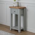 Melbourne French Grey Painted 1 Drawer Side Table thumbnail 2