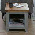 Melbourne French Grey Painted Square Lamp Table thumbnail 2