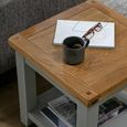 Melbourne French Grey Painted Square Lamp Table thumbnail 3