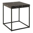 Barossa Side Table - Square - Black Marble