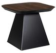 Bonvoy Brown Oak Modern Edge Square End Table