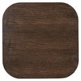Bonvoy Brown Oak Modern Edge Square End Table