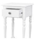 Delta Telephone Table - 1 Drawer - White