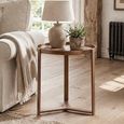 Inez Side Table - Round - Copper - Metal