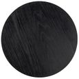 Jazz Black Round Side Table