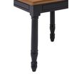 Loire Side Table - Square - Black and Oak