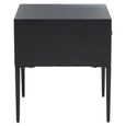 Luxor Side Table - Square - Black and Grey with 1 Drawer