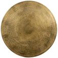 Macey Gold Round Side Table