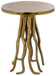 Macey Gold Round Side Table