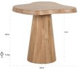 Riva Natural Oak Side Table