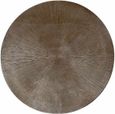 Villisca Set of 3 Champagne Gold Round Side Tables