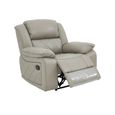 Bentley Recliner Armchair - Grey Leather
