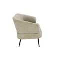 Coco Sofa - 2 Seater - Curved Back - Beige - Fabric