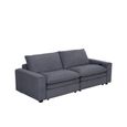 Florence Cloud Electric Recliner Sofa Bed - Grey Fabric - 2 Seater - Pull Out