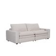 Florence Cloud Electric Recliner Sofa Bed - Beige Fabric - 2 Seater - Pull Out