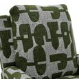 Seville Electric Recliner Armchair - Green Fabric
