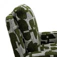 Seville Electric Recliner Armchair - Green Fabric
