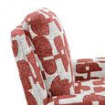Seville Electric Recliner Armchair - Red Fabric
