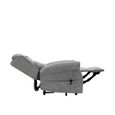 Sienna Rise Recliner Armchair - Grey Fabric