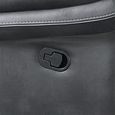 Richmond Manual Recliner Armchair - Charcoal - Leather Look Fabric