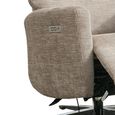Monique Electric Recliner Armchair - Dual Motor - Fossil - Fabric