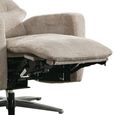 Monique Electric Recliner Armchair - Dual Motor - Fossil - Fabric