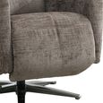 Monique Electric Recliner Armchair - Dual Motor - Stone - Fabric