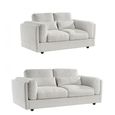 Bari Beige Fabric 3+2 Seater Sofa Set thumbnail 2