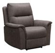 Kansas Armchair - Truffle Grey Faux Leather
