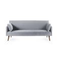 Andi Grey Fabric Sofa Bed - 2 Seater - Click Clack