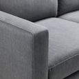 Marant Grey Fabric Corner Sofa