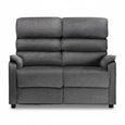 Savoy Fixed Sofa - 2 Seater - Grey Fabric