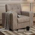 Hampton Armchair - Taupe Fabric