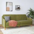 Jasper Sprung Sofa Bed - 3 Seater - Green Linen Fabric - 2148929UK