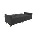 Andora Sprung Sofa Bed - 3 Seater - Grey Linen Fabric - 2146429UK