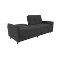 Andora Sprung Sofa Bed - 3 Seater - Grey Linen Fabric - 2146429UK