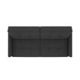 Andora Sprung Sofa Bed - 3 Seater - Grey Linen Fabric - 2146429UK