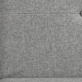 Andora Sprung Sofa Bed - 3 Seater - Grey Linen Fabric - 2146429UK